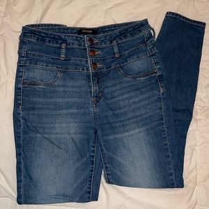 Charlotte Russe Refuge high rise blue jeans